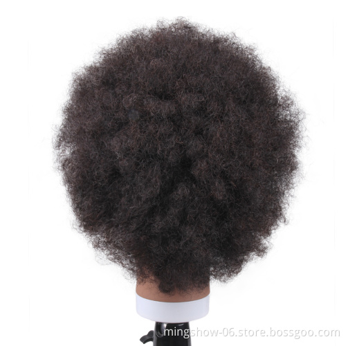 Wholesale top quality afro mannequin training head with black African hair
